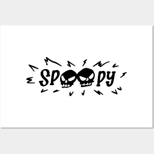 Spoopy Cute Skull Posters and Art